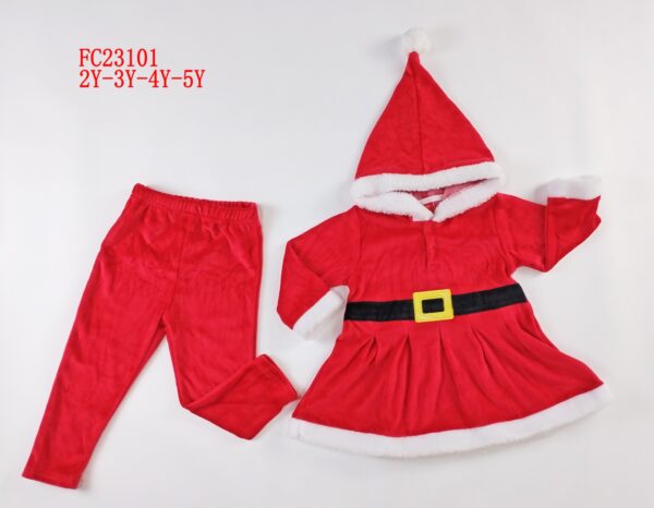 VESTITO BABBO NATALE BAMBINA