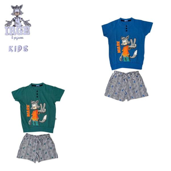 PIGIAMA CORTO BAMBINO IN COTONE