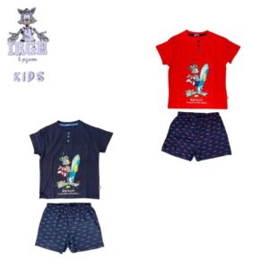PIGIAMA CORTO BAMBINO IN COTONE