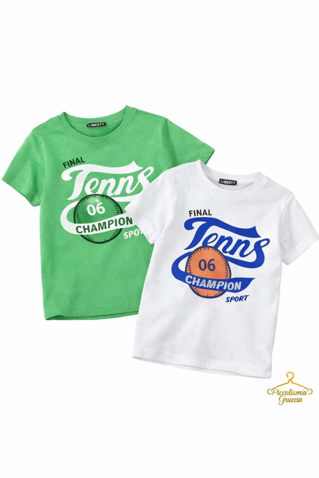 T-shirt bambino “Tennis Champion” in cotone