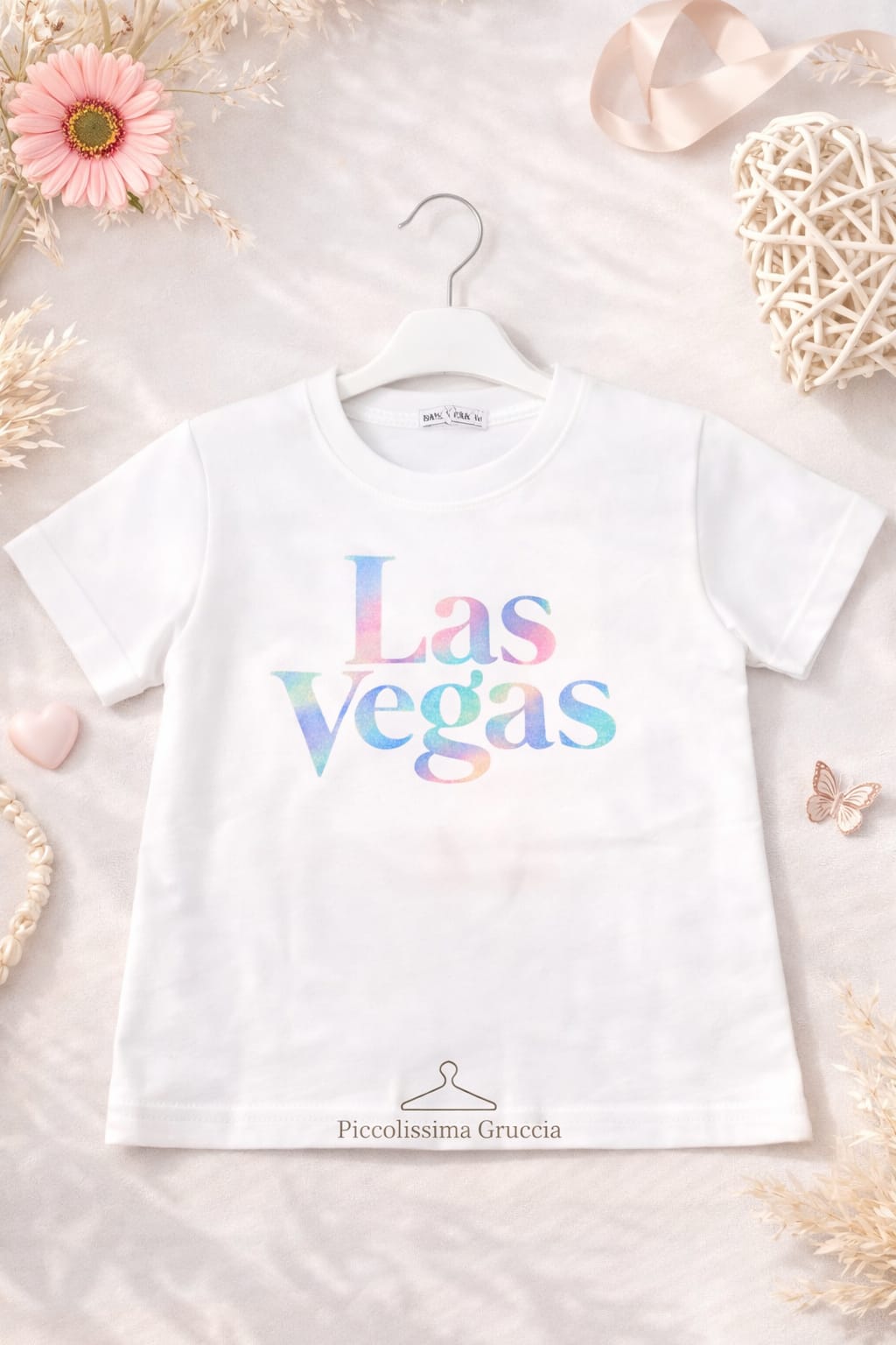 T-shirt Bambina “Las Vegas” – 3 Colori Disponibili - immagine 2